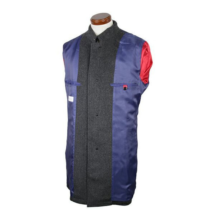 ソノタ（KONAKA用） 【ステンカラー】ウールコート/グレー×ソリッド グレー系(灰)