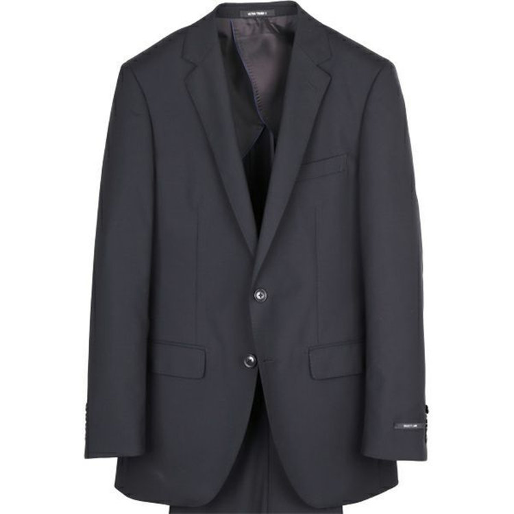 ＪＰセレクトライン 【JOHN PEARSE Black SELECT LINE】【年間】2釦シングルスーツ/ブラック×ソリッド/SHOWER CLEAN ブラック系(黒)