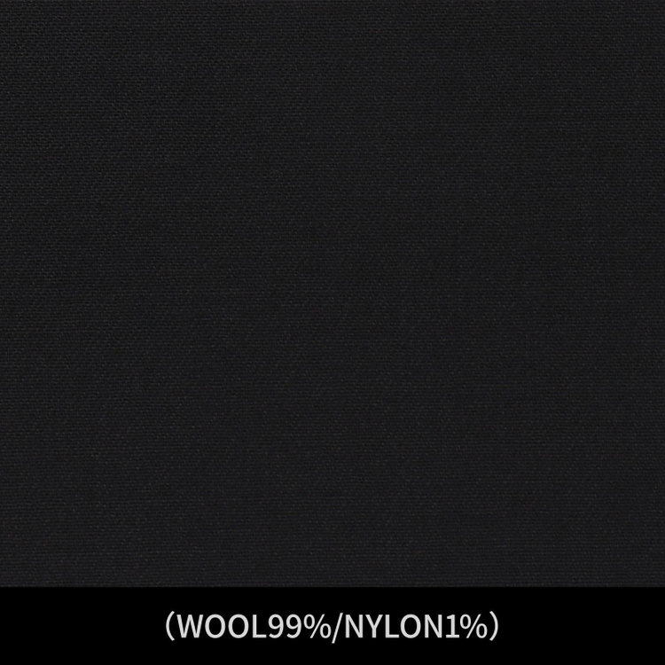 ＪＰ コンフォート 【パターンオーダー】【JOHN PEARSE comfort 6釦2掛ダブル】【年間】濃染フォーマル/ブラック/(WOOL99%/NYLON1%) ブラック系(黒)