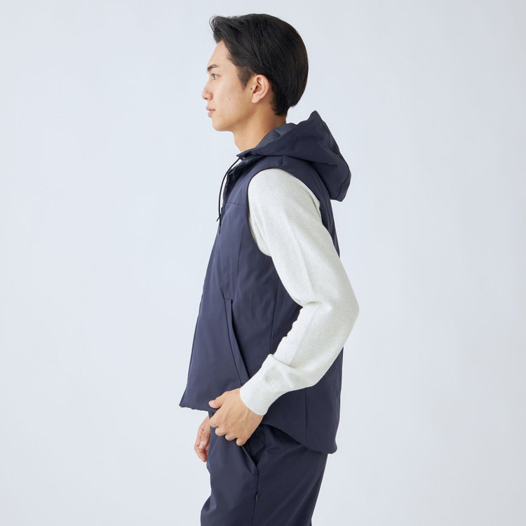 ＵＷＳ ＷＯＲＫ 【ULTRA WORK SUIT/WORK LINE】【年間】リバーシブルベスト/ネイビー ネイビー系(紺)