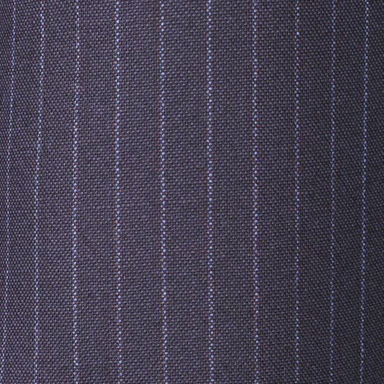 ドナートヴィンチウォモ 【Donato Vinci Italy UOMO】【秋冬】2釦シングルスーツ 0タック/ネイビー×ストライプ/REAL NAVY COLLECTION/NEW ZEALAND LIMITED WOOL ネイビー系(紺)