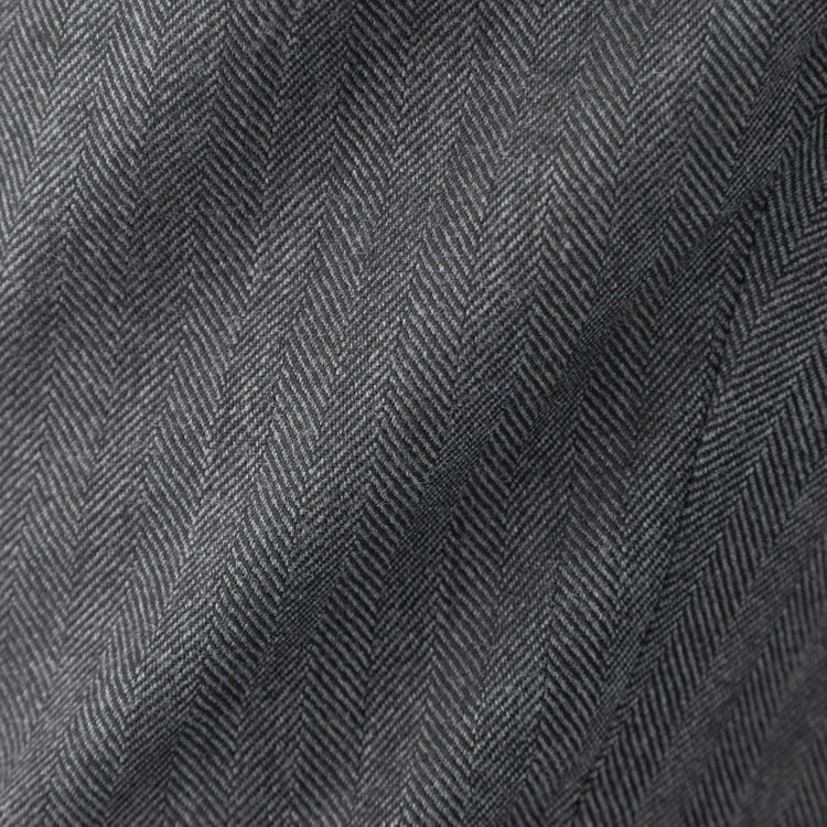 ジョンピアース 【JOHN PEARSE White】【秋冬】ウール高機能ポリエステル 1タックスラックス/グレー×シャドーストライプ/ウエストムーブ仕様/ULTRA MOVE//裾上げ必要 グレー中間