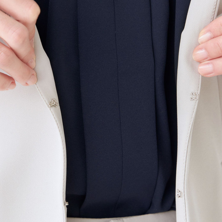 ＭＩＲＵＭ 【mirum purple】【年間】キーカラージャケット/グレージュ グレー淡色