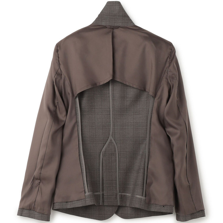 ソノタ（KONAKA用） 【Diana】【秋冬】ジャケット/グレー×チェック/ウォッシャブル＆ストレッチ グレー中間