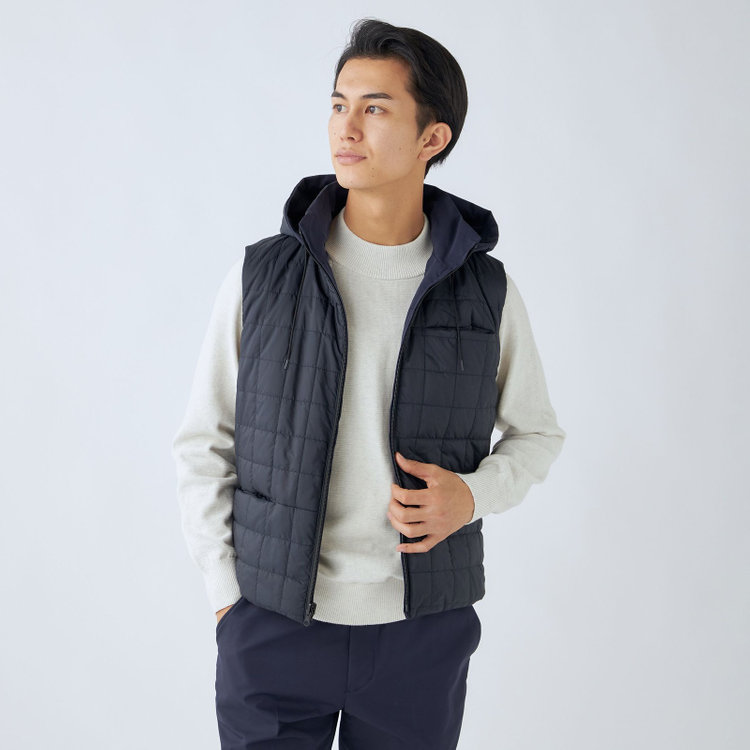 ＵＷＳ ＷＯＲＫ 【ULTRA WORK SUIT/WORK LINE】【年間】リバーシブルベスト/ネイビー ネイビー系(紺)