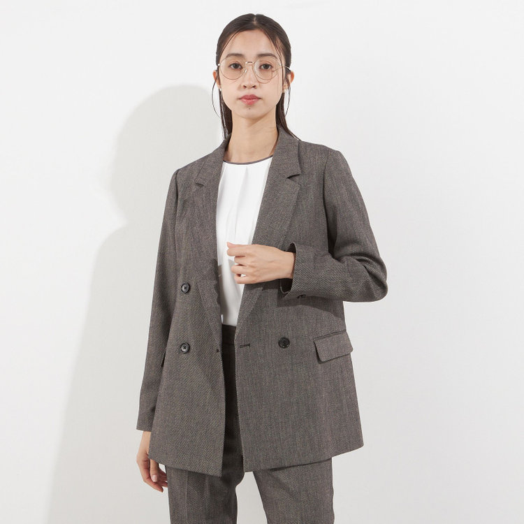 ソノタ（KONAKA用） 【Diana】【秋冬】ダブルジャケット/ブラウン/BISHU JAPAN 茶中間