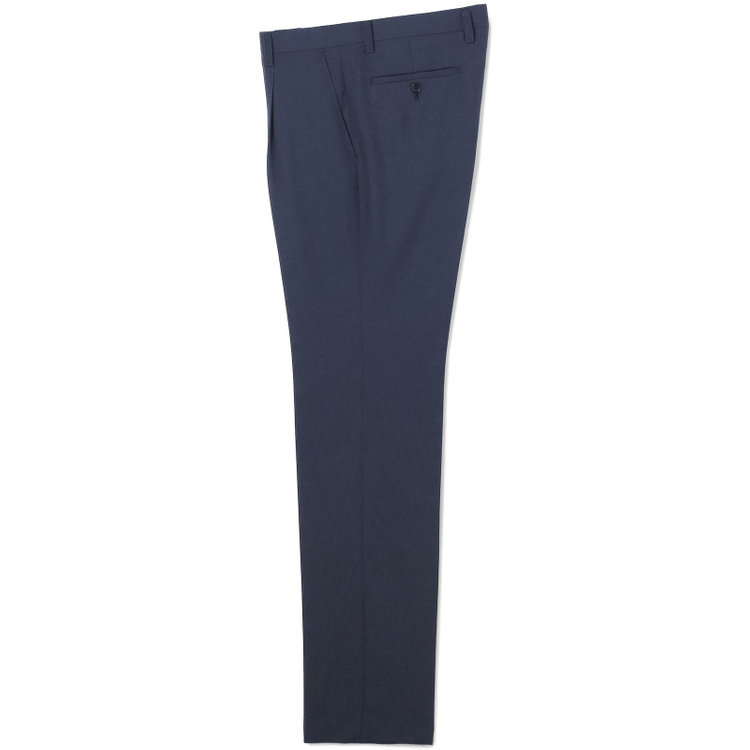 ハイスペックモーション  【HIGH SPEC MOTION】【年間】ポリエステル 1タックパンツ・スラックス/ネイビー/ウォッシャブル/※裾直し必要 紺濃色