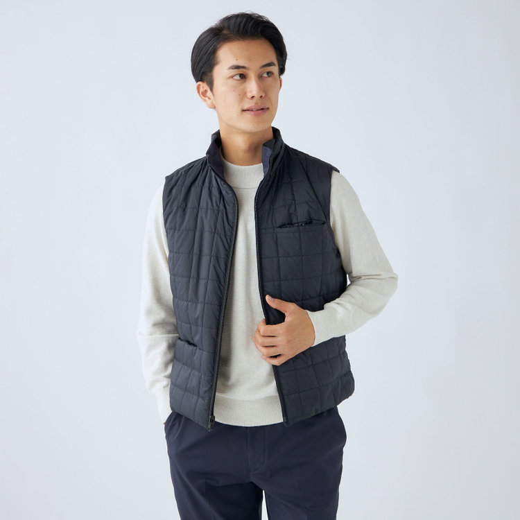 ＵＷＳ ＷＯＲＫ 【ULTRA WORK SUIT/WORK LINE】【年間】リバーシブルベスト/ネイビー ネイビー系(紺)