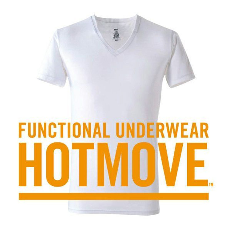 KONAKA　アウトレット 【WEB限定/OUTLET/汚れ・キズ等有】【HOTMOVE】Vネック半袖Tシャツ(ホワイト系・無地) ホワイト系(白)