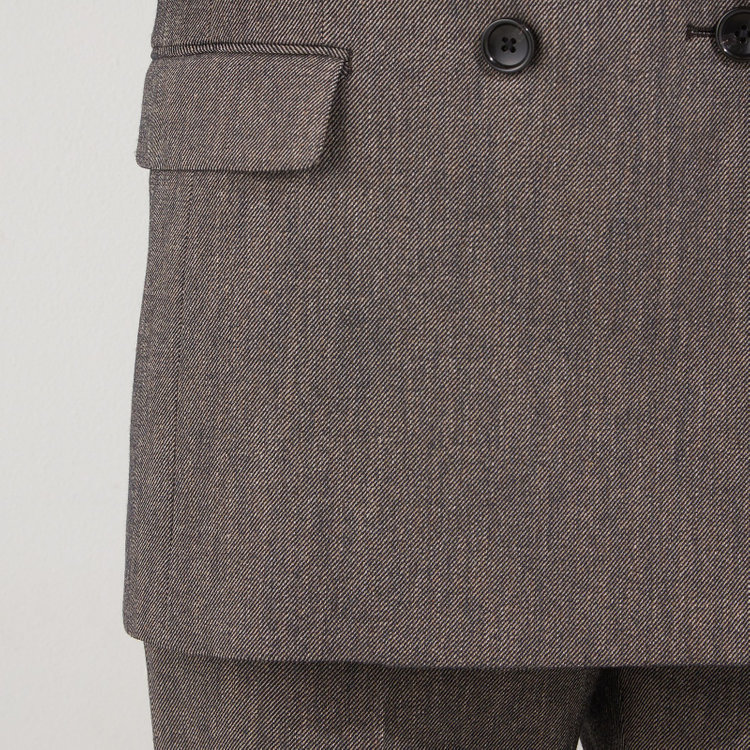 ソノタ（KONAKA用） 【Diana】【秋冬】ダブルジャケット/ブラウン/BISHU JAPAN 茶中間