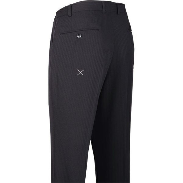 ＪＰ コンフォート 【JOHN PEARSE comfort】【秋冬】2釦シングルスーツ ショートタック/ブラック×ストライプ/ULTRA MOVE ブラック系(黒)