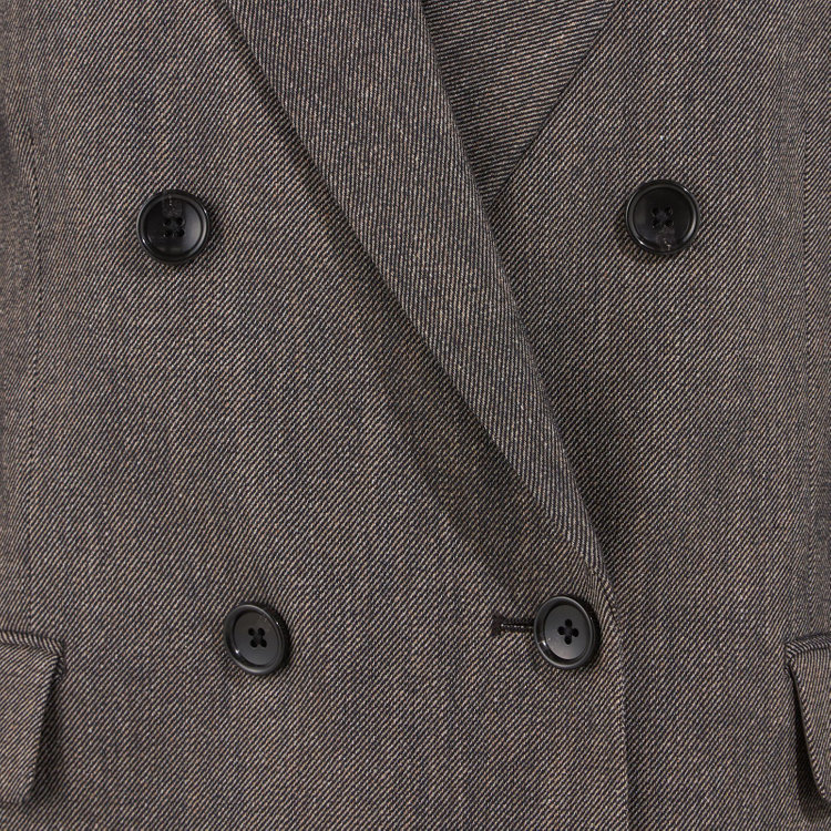 ソノタ（KONAKA用） 【Diana】【秋冬】ダブルジャケット/ブラウン/BISHU JAPAN 茶中間