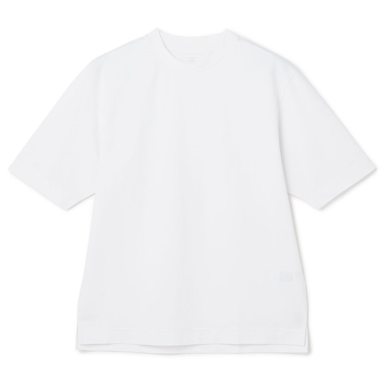 ＪＰ コンフォート 【JHON PEARSE comfort】【半袖】Tシャツ/ ホワイト / クルーネック/ 酷暑対策Tシャツ「FREEZETECH 氷撃」冷感PRINT 白
