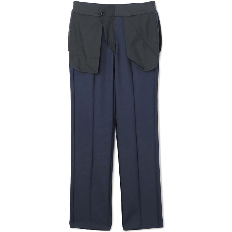 ハイスペックモーション  【HIGH SPEC MOTION】【年間】ポリエステル 1タックパンツ・スラックス/ネイビー/ウォッシャブル/※裾直し必要 紺濃色