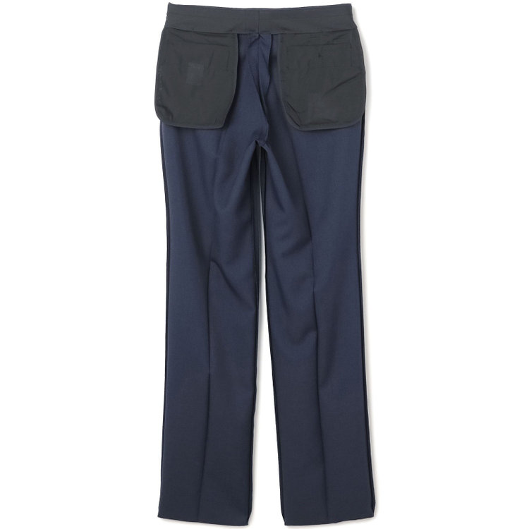ハイスペックモーション  【HIGH SPEC MOTION】【年間】ポリエステル 1タックパンツ・スラックス/ネイビー/ウォッシャブル/※裾直し必要 紺濃色