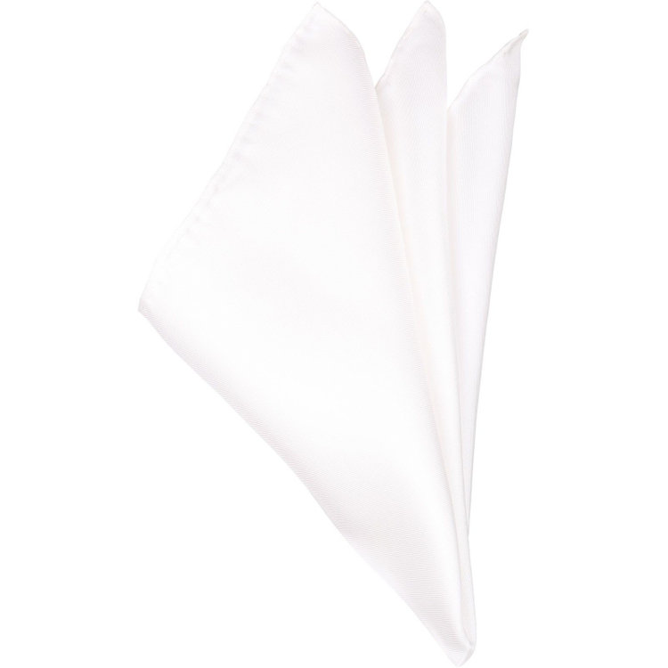 ソノタ（KONAKA用） シルクポケットチーフ/ホワイト/HAND MADE ホワイト系(白)