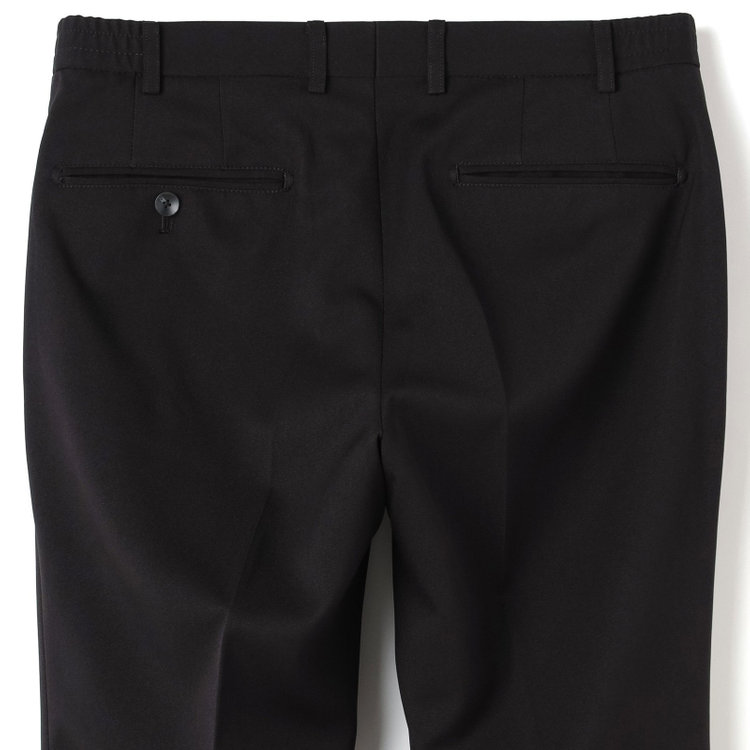 ＪＰ コンフォート 【JOHN PEARSE comfort】【年間】2釦シングルスーツ ショートタック/ブラック×ソリッド/ULTRA MOVE/TRABEST/※裾上げ必要※ベストは別売りです 黒