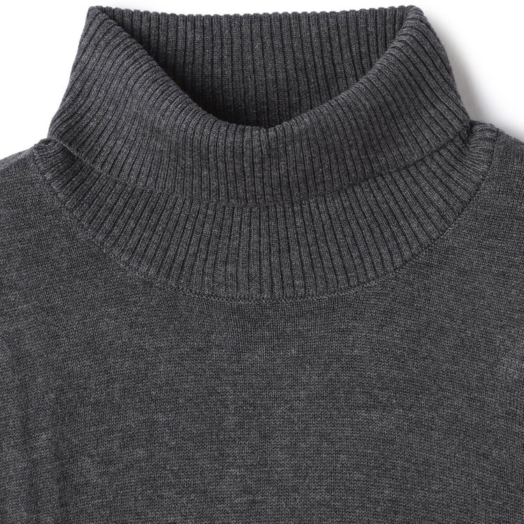 スタンリーブラッカ 【stanley blacker new york】タートルネックセーター/グレー グレー濃色