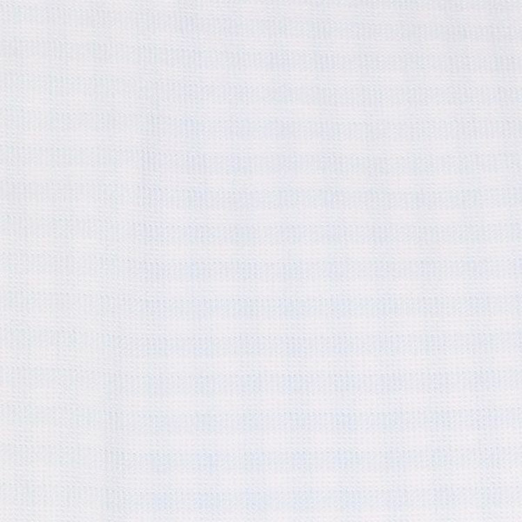 KONAKA　アウトレット 【WEB限定/OUTLET/汚れ・キズ等有】【JOHN PEARSE comfort navy】【ノーアイロン】ホリゾンタルワイドワンピースカラードレスワイシャツ/ホワイト＆サックス×チェック/ULTRA MOVE/ニット素材 ブルー系(青)