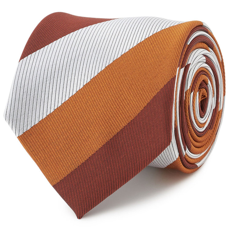 ソノタ（KONAKA用） 【呪術廻戦コラボ】【虎杖 悠仁イメージカラー】シルクブレンドストライプネクタイ/オレンジ その他