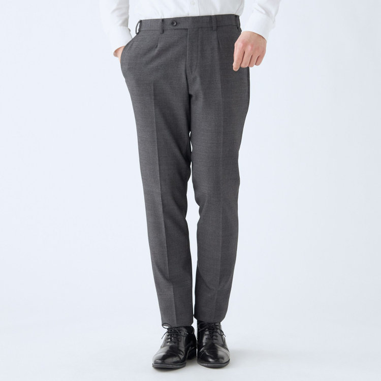 ＪＰ コンフォート 【JOHN PEARSE comfort】【年間】7WAY コーディネイトパンツ付き/2釦シングルスリーピーススーツ ショートタック/ネイビー×ソリッド+グレーパンツ/ウエストシャーリング/ウォッシャブル/ストレッチ/ULTRA MOVEM/※裾上げ必要 紺中間