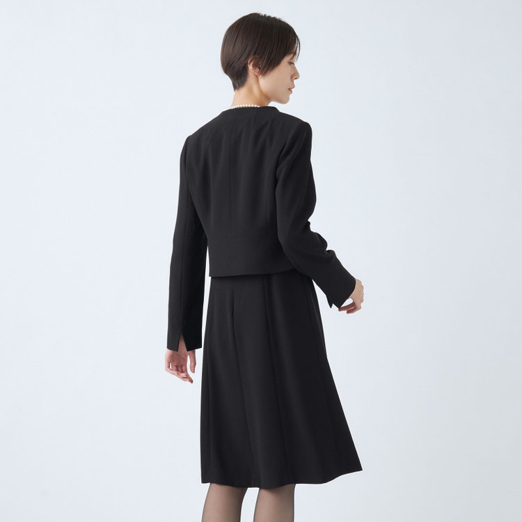 ソノタ（KONAKA用） 【年間】ノーカラーアンサンブルレディースフォーマル 黒