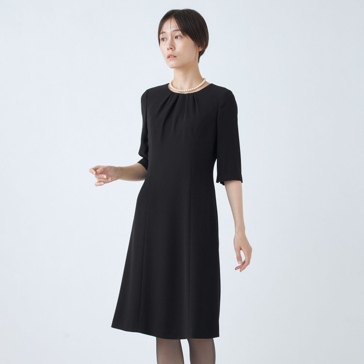 ソノタ（KONAKA用） 【年間】ノーカラーアンサンブルレディースフォーマル 黒