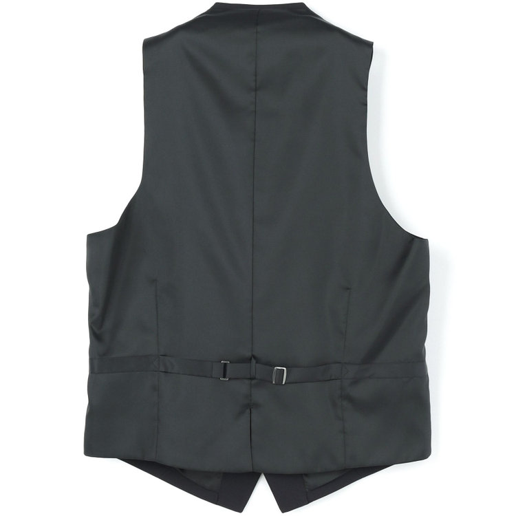 ＵＮＰＲＥＳＳＵＲＥ 【Unpressure】【年間】スリーピース2釦シングルスーツ 0タック/ネイビー×シャドーツイル/ウォッシャブルパンツ/※裾直し必要 紺濃色