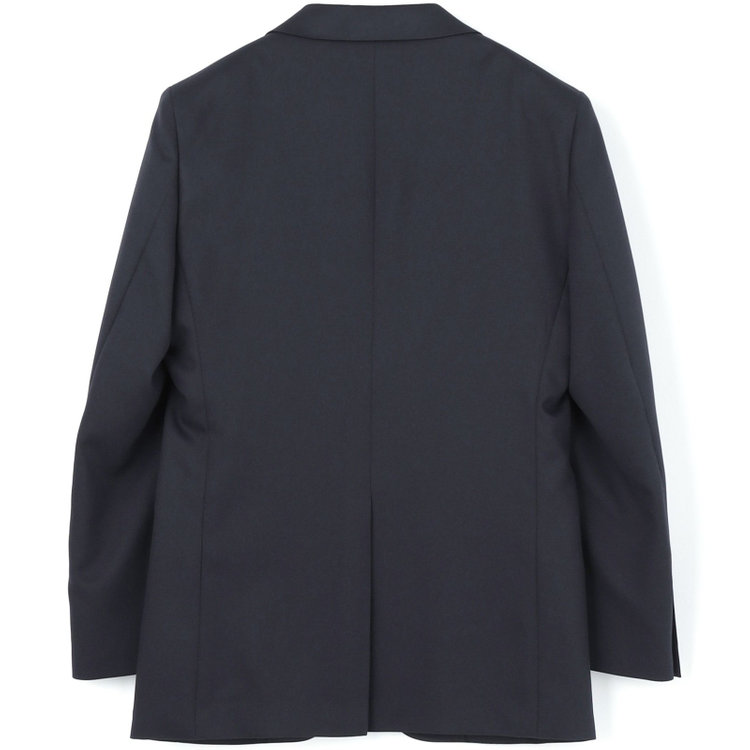 ＵＮＰＲＥＳＳＵＲＥ 【Unpressure】【年間】スリーピース2釦シングルスーツ 0タック/ネイビー×シャドーツイル/ウォッシャブルパンツ/※裾直し必要 紺濃色