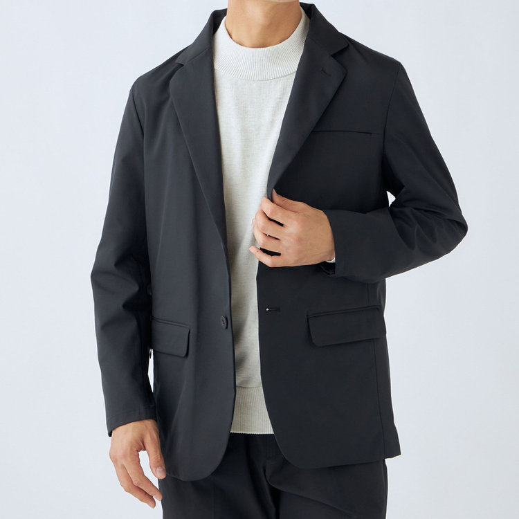 ＵＷＳ ＷＯＲＫ 【ULTRA WORK SUIT/WORK LINE】【年間】セットアップ2釦ジャケット/ブラック 黒