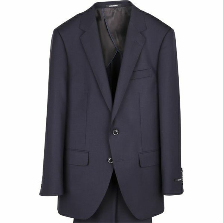 ＪＰセレクトライン 【JOHN PEARSE Black SELECT LINE】【年間】2釦シングルスーツ 0タック/ネイビー×ソリッド/ULTRA TOUGH S/SHOWER CLEAN ネイビー系(紺)