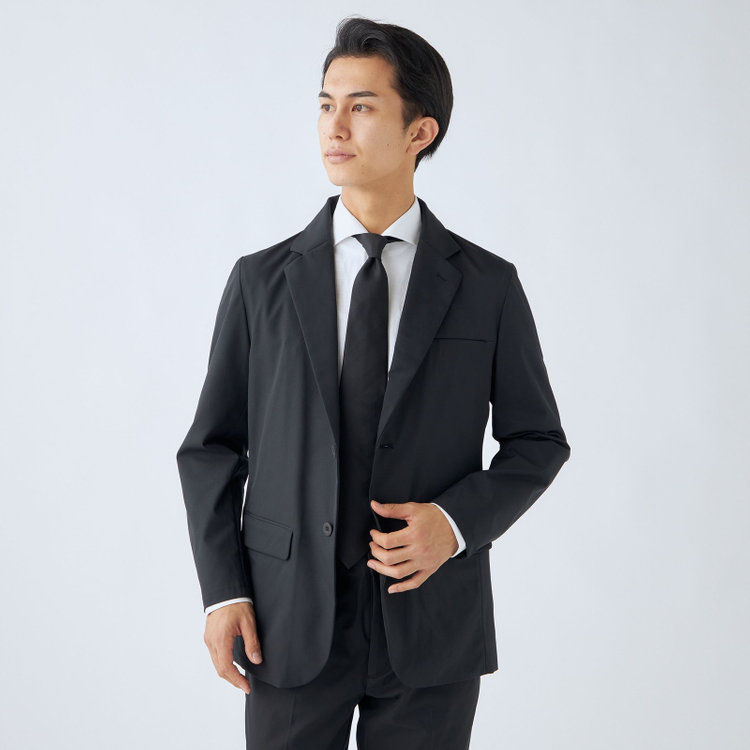 ＵＷＳ ＷＯＲＫ 【ULTRA WORK SUIT/WORK LINE】【年間】セットアップ2釦ジャケット/ブラック 黒