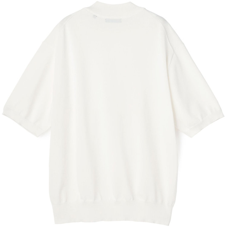 ジョンピアース 【JOHN PEARSE comfort navy】【半袖】ニットTシャツ/ホワイト 白