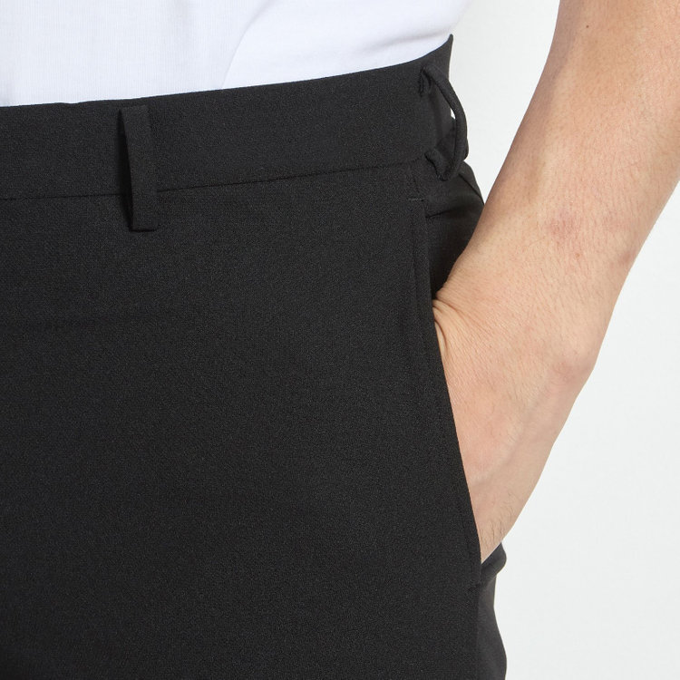 ジョンピアースブラック 【JOHN PEARSE Black SELECT LINE】【春夏】0タックパンツ/ブラック/ULTRA MOVE/※裾上げ必要 黒