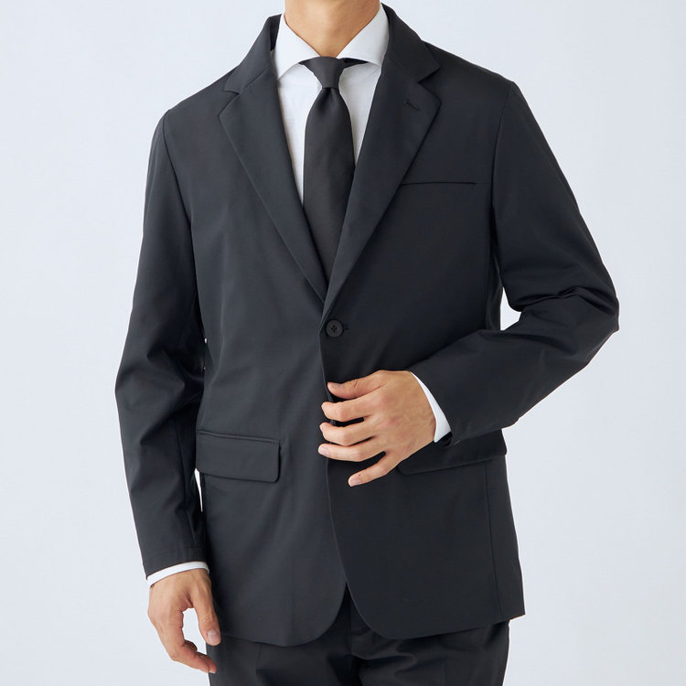 ＵＷＳ ＷＯＲＫ 【ULTRA WORK SUIT/WORK LINE】【年間】セットアップ2釦ジャケット/ブラック 黒