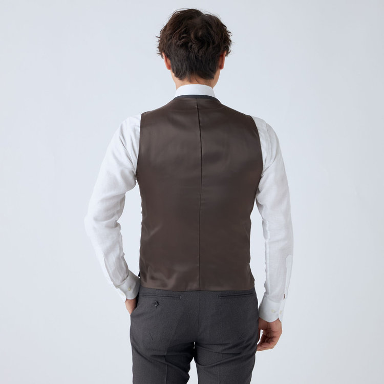 ＪＰ コンフォート 【ULTRA MOVE CROSS】【JOHN PEARSE comfort】【年間】リバーシブルジレ・ベスト/ネイビー×ハウンドトゥース＆グレー×カルゼ その他