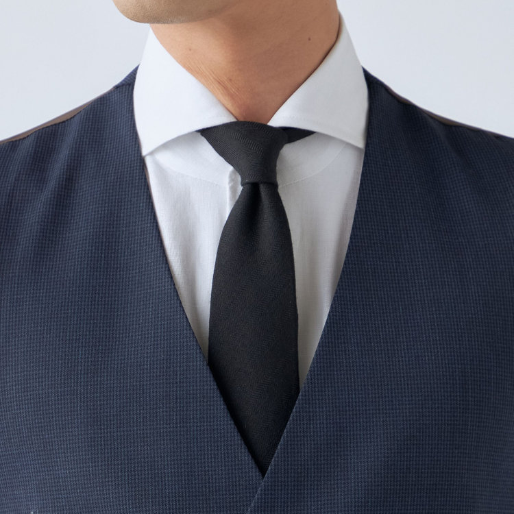 ＪＰ コンフォート 【ULTRA MOVE CROSS】【JOHN PEARSE comfort】【年間】リバーシブルジレ・ベスト/ネイビー×ハウンドトゥース＆グレー×カルゼ その他