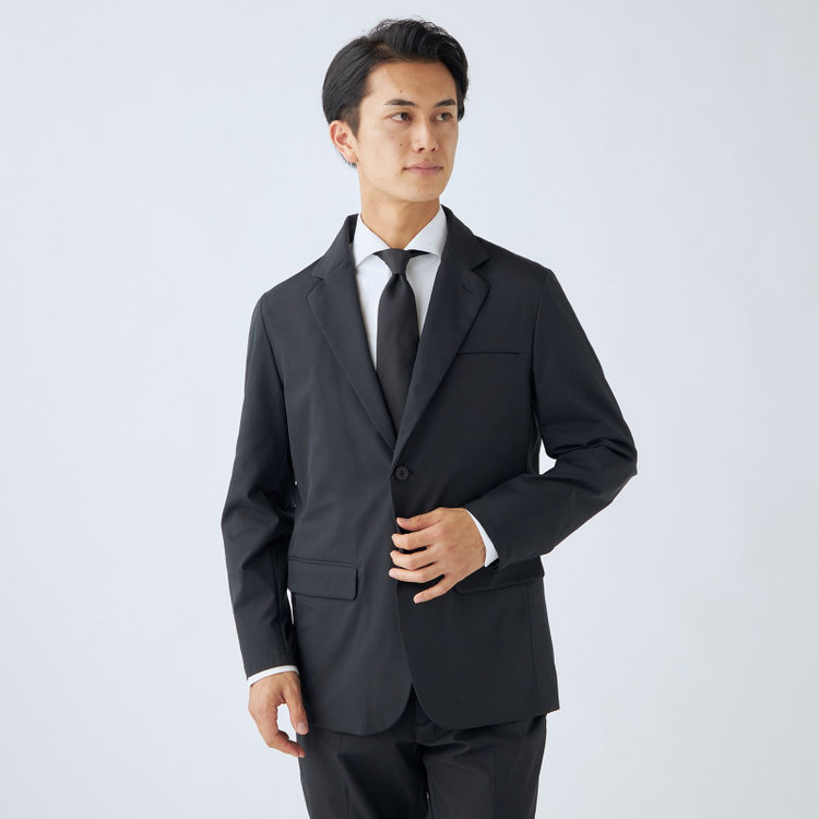 ＵＷＳ ＷＯＲＫ 【ULTRA WORK SUIT/WORK LINE】【年間】セットアップ2釦ジャケット/ブラック 黒