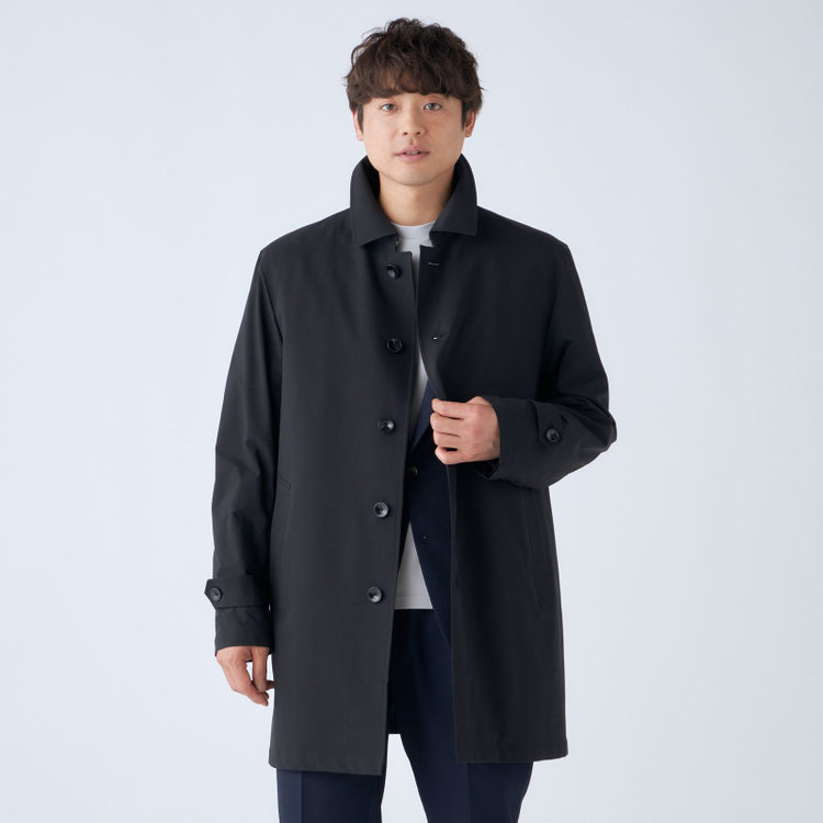 ハイスペックモーション 【HIGH SPEC MOTION】【春夏】ポリエステル2釦シングルジャケット/ネイビー 紺濃色