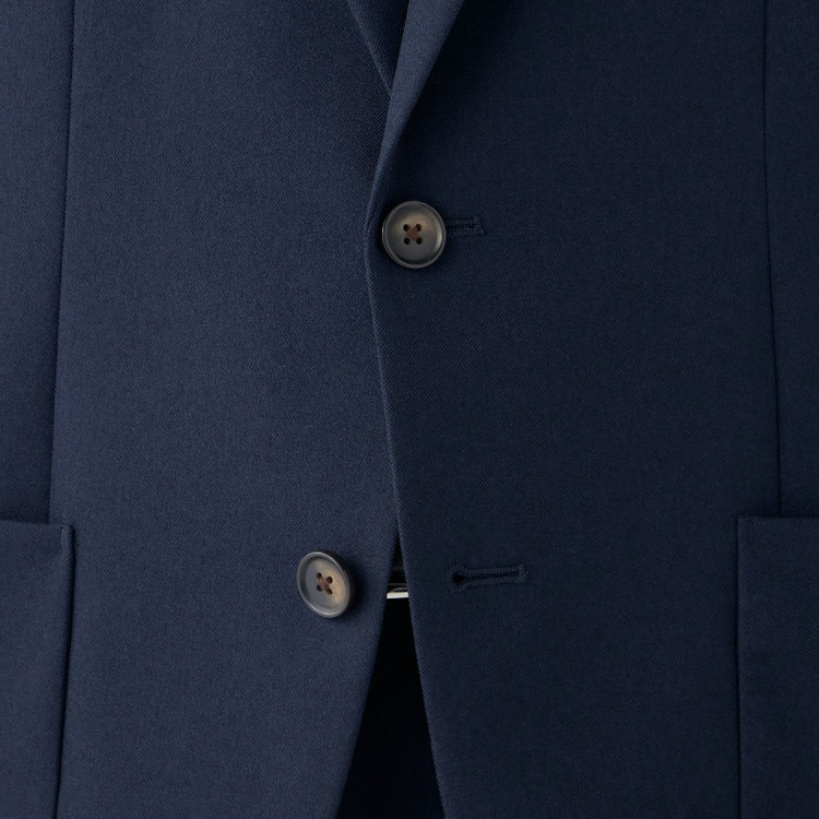 ハイスペックモーション 【HIGH SPEC MOTION】【春夏】ポリエステル2釦シングルジャケット/ネイビー 紺濃色