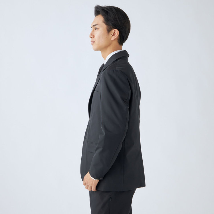 ＵＷＳ ＷＯＲＫ 【ULTRA WORK SUIT/WORK LINE】【年間】セットアップ2釦ジャケット/ブラック 黒