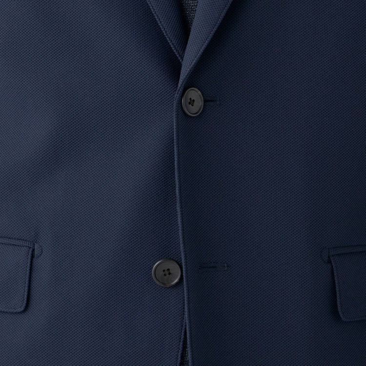 ハイスペックモーション 【HIGH SPEC MOTION】【春夏】ポリエステル2釦シングルジャケット/ネイビー 紺中間