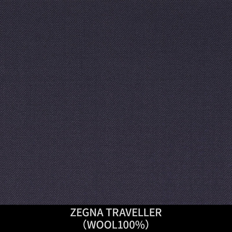 ＪＰ コンフォート 【パターンオーダー】【JOHN PEARSE comfort 6釦2掛ダブル】【春夏】スーツ/ZEGNA TRAVELLER/ネイビー(WOOL100%) ネイビー系(紺)