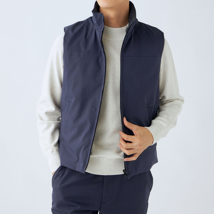 ＵＷＳ ＷＯＲＫ 【ULTRA WORK SUIT/WORK LINE】【年間】リバーシブルベスト/ネイビー ネイビー系(紺)