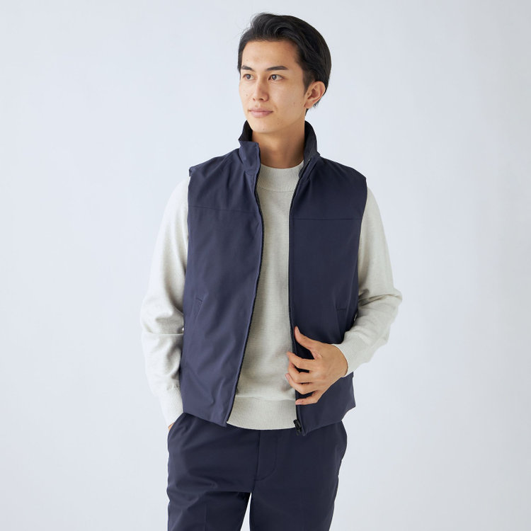 ＵＷＳ ＷＯＲＫ 【ULTRA WORK SUIT/WORK LINE】【年間】リバーシブルベスト/ネイビー ネイビー系(紺)