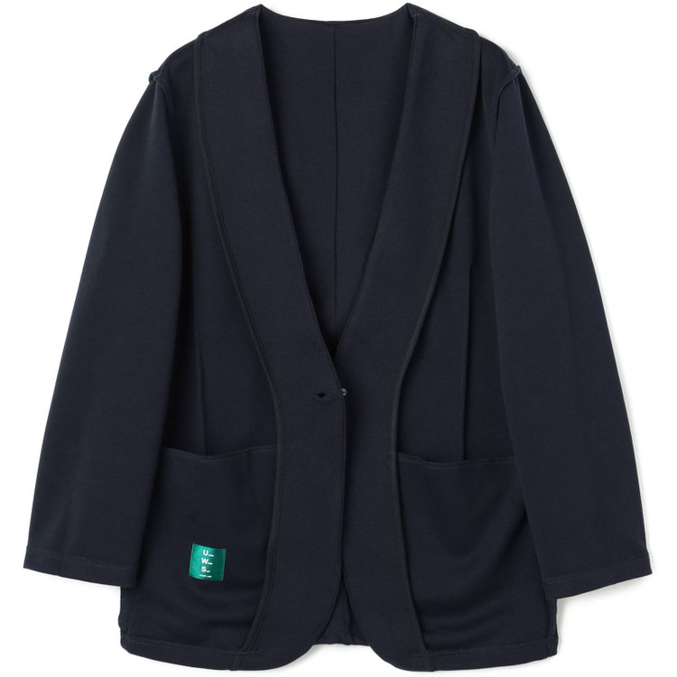 ＵＷＳ ＨＯＭＥ 【ULTRA WORK SUIT/HOME LINE】【秋冬】セットアップ1釦ノーカラージャケット/ネイビー ネイビー系(紺)