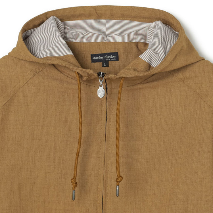 スタンリーブラッカ 【stanley blacker new york】マリンパーカー/ブラウン 茶淡色