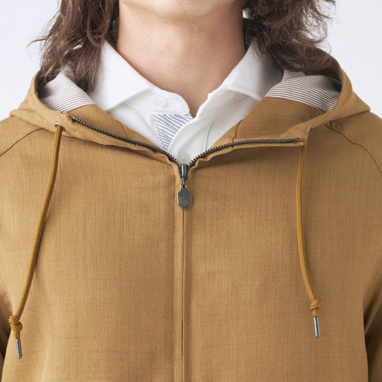 スタンリーブラッカ 【stanley blacker new york】マリンパーカー/ブラウン 茶淡色