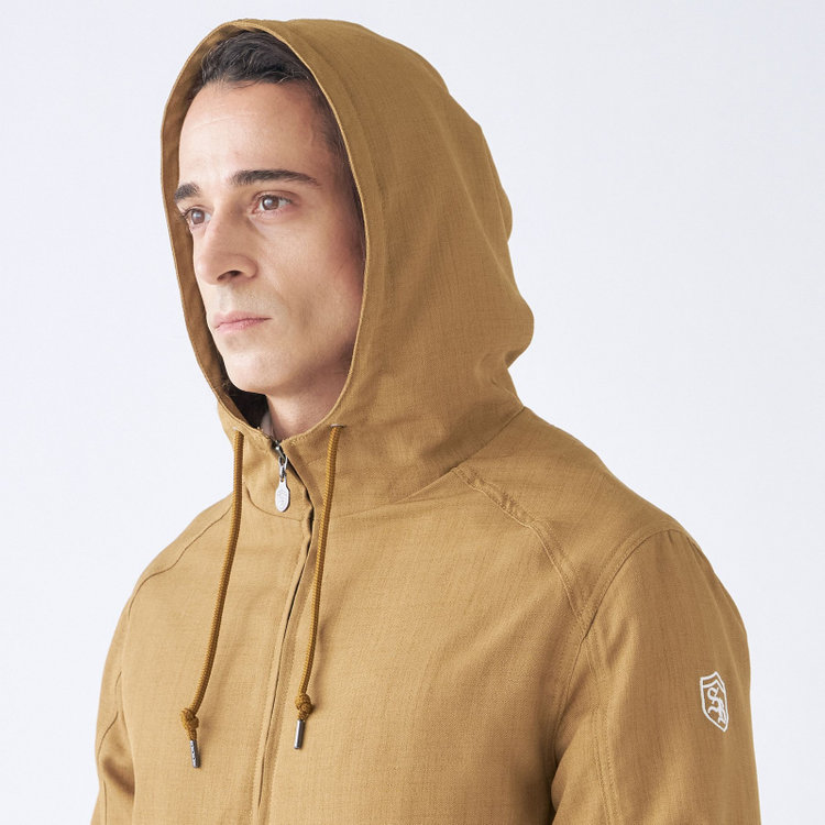 スタンリーブラッカ 【stanley blacker new york】マリンパーカー/ブラウン 茶淡色