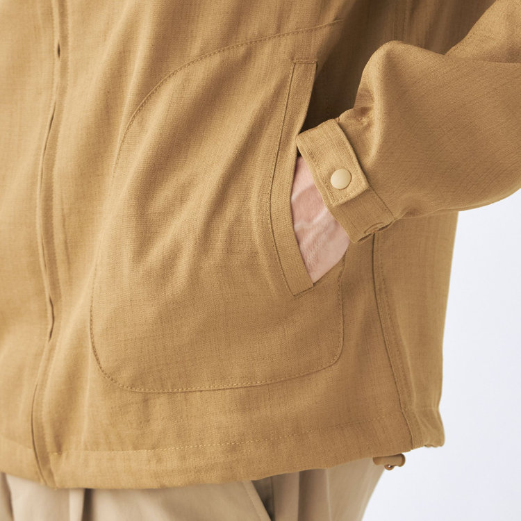 スタンリーブラッカ 【stanley blacker new york】マリンパーカー/ブラウン 茶淡色